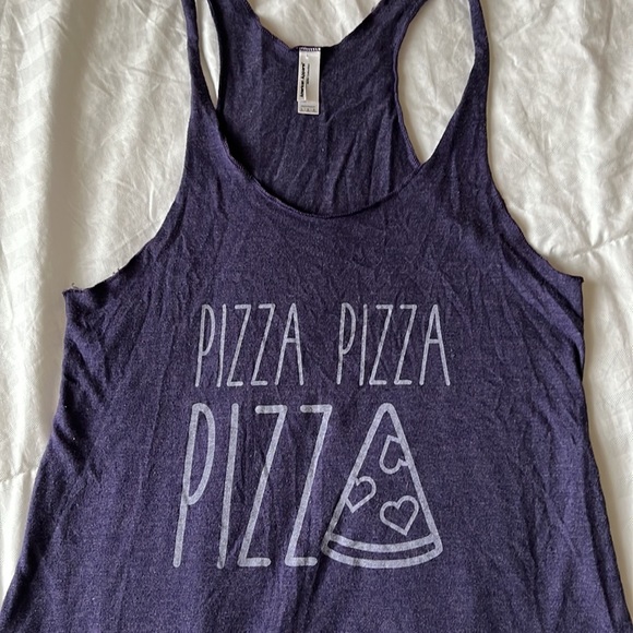 American Apparel Purple Tank, worn once - Picture 4 of 7